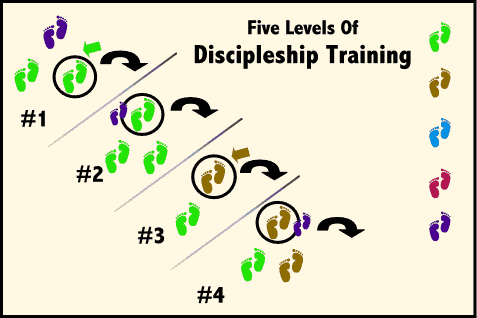 Five Levels of Discipleship Plan of multiplication