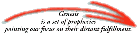 Genesis is a set of prophecies pointing our focus on their distant fulfillment.
