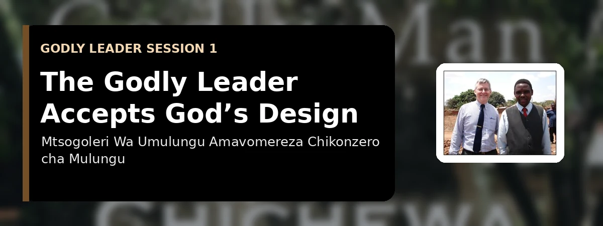 Mtsogoleri wa Umulungu Amavomereza Chikonzero cha Mulungu