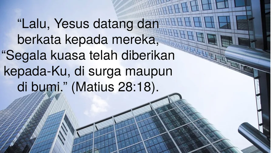 Ilustrasi Bab 2: Otoritas Kristus dan perspektif Allah