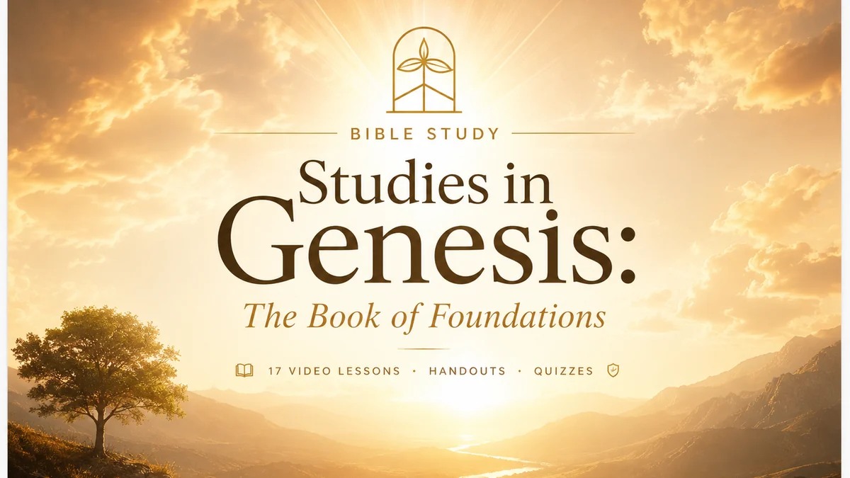 Studies in Genesis: The Book of Foundations course