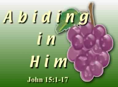 Abiding in Christ Jesus