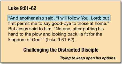 Luke 9:57-58 Challenging the Distracted Disciple