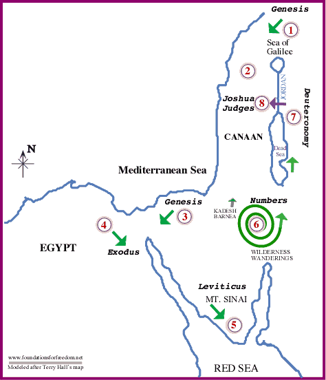 Joshua Map 