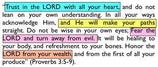 Proverbs 3:5-9