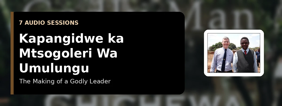 Chichewa godly leader seminar