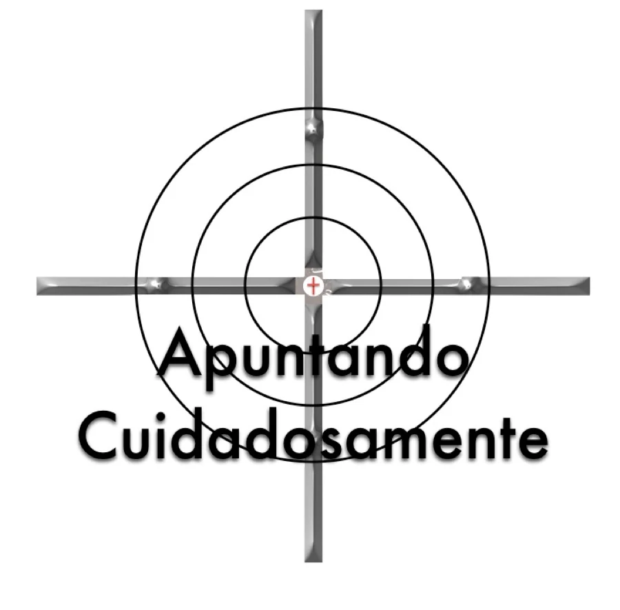 Ilustración sobre Apuntar con cuidado — El Núcleo de la Vida