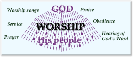 Worship at a cell group